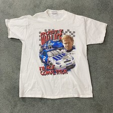 Rare Vintage Rusty Wallace Nascar Shirt 1990s Double Sided Tee XL Graphic T