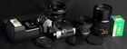 Minolta X-70 Chrome 35mm Film Slr c/w 50/1.7, 28/2.8 & 135/3.5 Lens & Flash Kit