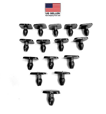 15 pcs Front Fender Retainer, Clips Insert Grommet for Mercedes-Benz