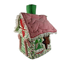 ESTATE Quilted Gingerbread House TOILET PAPER Cover JUST LIKE GRANDMAS HOUSE 