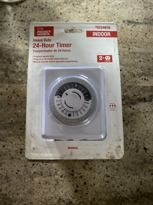 Project Source Heavy Duty 24 Hour Timer #0224879 Model #LTS-T19