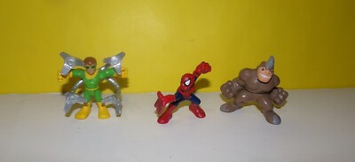 PLAYSKOOL HASBRO MARVEL SUPER HERO SQUAD DR OCTOPUS SPIDERMAN FIGURES
