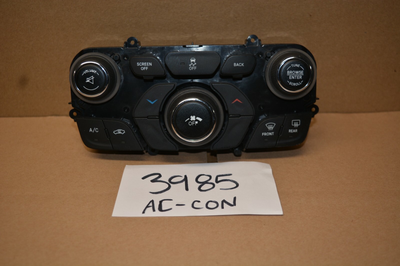 2016 2017 Chrysler 200 AC and Heater Control Used Stock #3985-AC 
