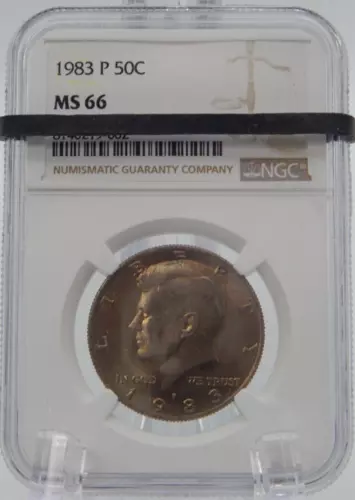 1983 P  50￠ KENNEDY HALF DOLLAR - NGC MS66 (BT365)