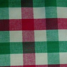 Green Pink Plaid Cotton Pocket Square