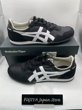 Onitsuka Tiger SERRANO Sneakers Unisex 1183B400 001 BLACK/WHITE M8.5/W10 New