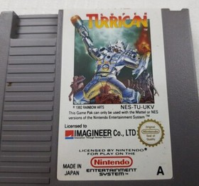 Super Turrican - NES -very rare - cart and sleeve