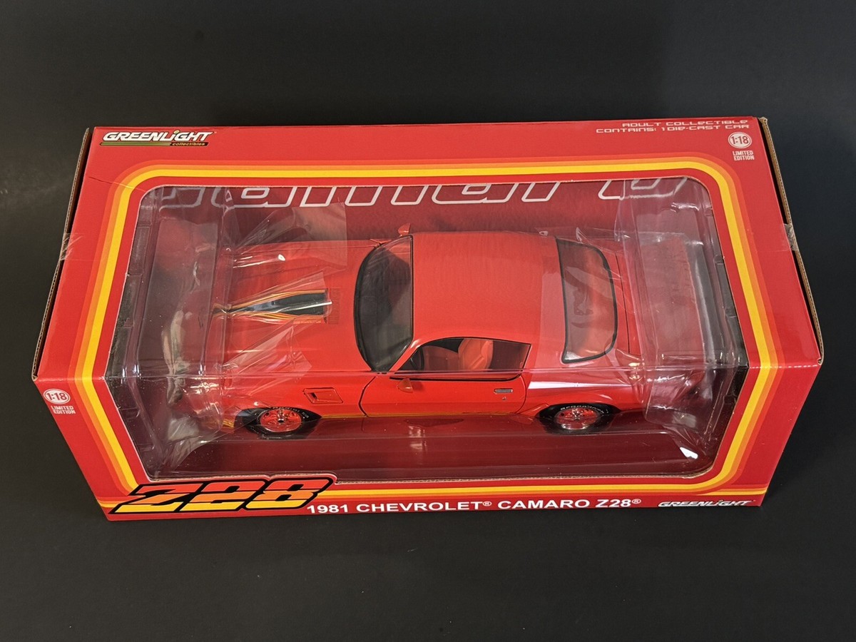 1981 Chevrolet Camaro Z/28 Red / Orange 1/18 Greenlight | eBay