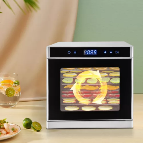 Commercial Food Dehydrator 8 Tray Stainless Steel Fruit Meat Jerky Dryer Timer - Picture 3 of 6