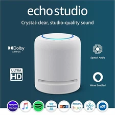 NEW Amazon Echo Studio Dolby 3D Atmos best-sounding Alexa Speaker WHITE