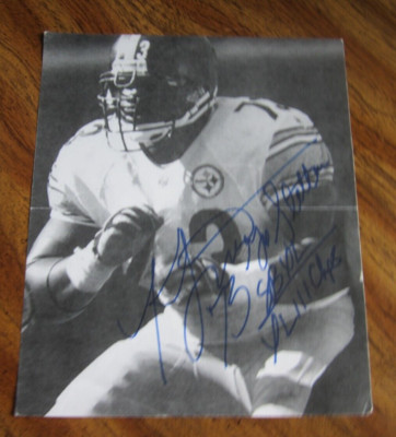 Kendall Simmons Autographed 6.25X7.5 Photo NFL Football Pittsburgh
