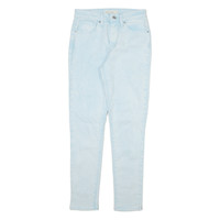 LEVI'S 721 High Rise Womens Jeans Blue Slim Skinny Acid Wash W27 L28