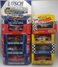 LOT OF 9 VINTAGE NASCAR RACE CAR ACTION PLATINUM SERIES VINTAGE 1/64 DIECAST...