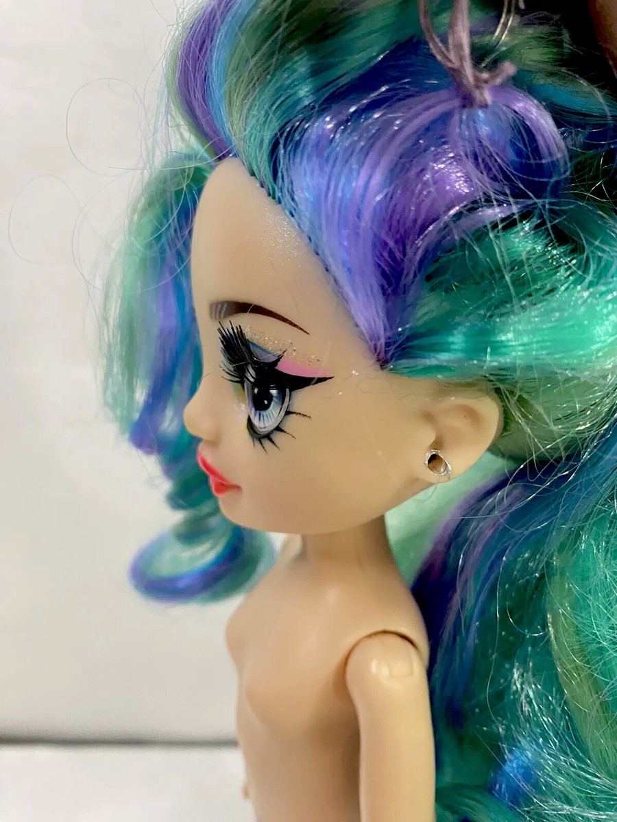 Rainbow High Twins Holly DeVious Nude Articulated Doll Blue Green