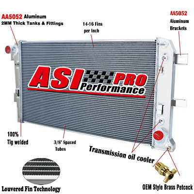 3-Row Radiator Fits 2001-2005 Chevy Silverado HD 6.6L Duramax LB7 2500 ...