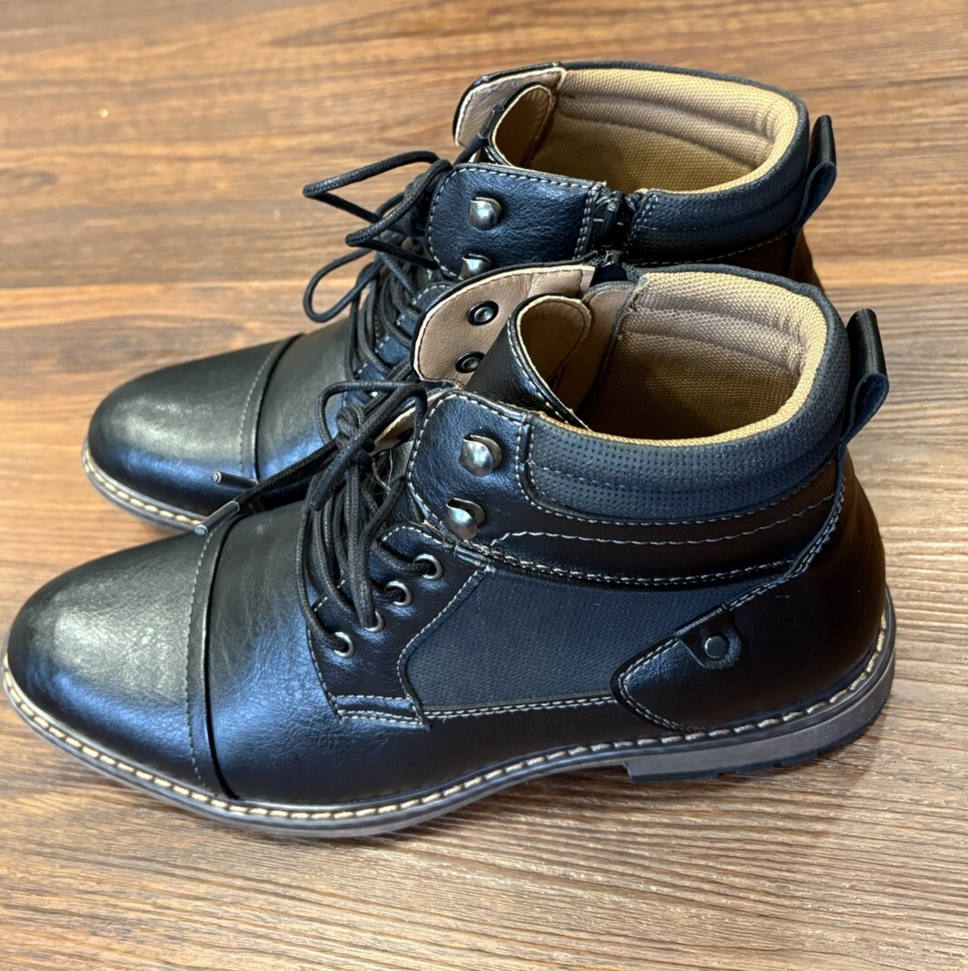 (取寄) スティーブマデン メンズ ジョッター Steve Madden men Jotter Black Steve Madden Jotter Boots With Zip Black Mens 10 NEW | eBay
