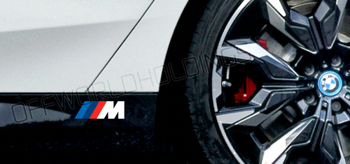 BMW M sticker 4" W color decal IMSA DTM WEC motorsport racing performance - Picture 3 of 5