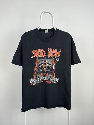Skid Row Tour Vintage Overprinted Tshirt Size M