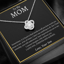 PERSONALIZED Necklace for Mom, Mama, Mother - Happy Mother's Day - From Son