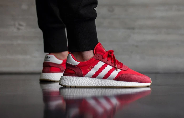 Wanorde getuige In de genade van Adidas INIKI Runner size 7.5. Red White Gum. BB2091. nmd ultra boost pk |  eBay