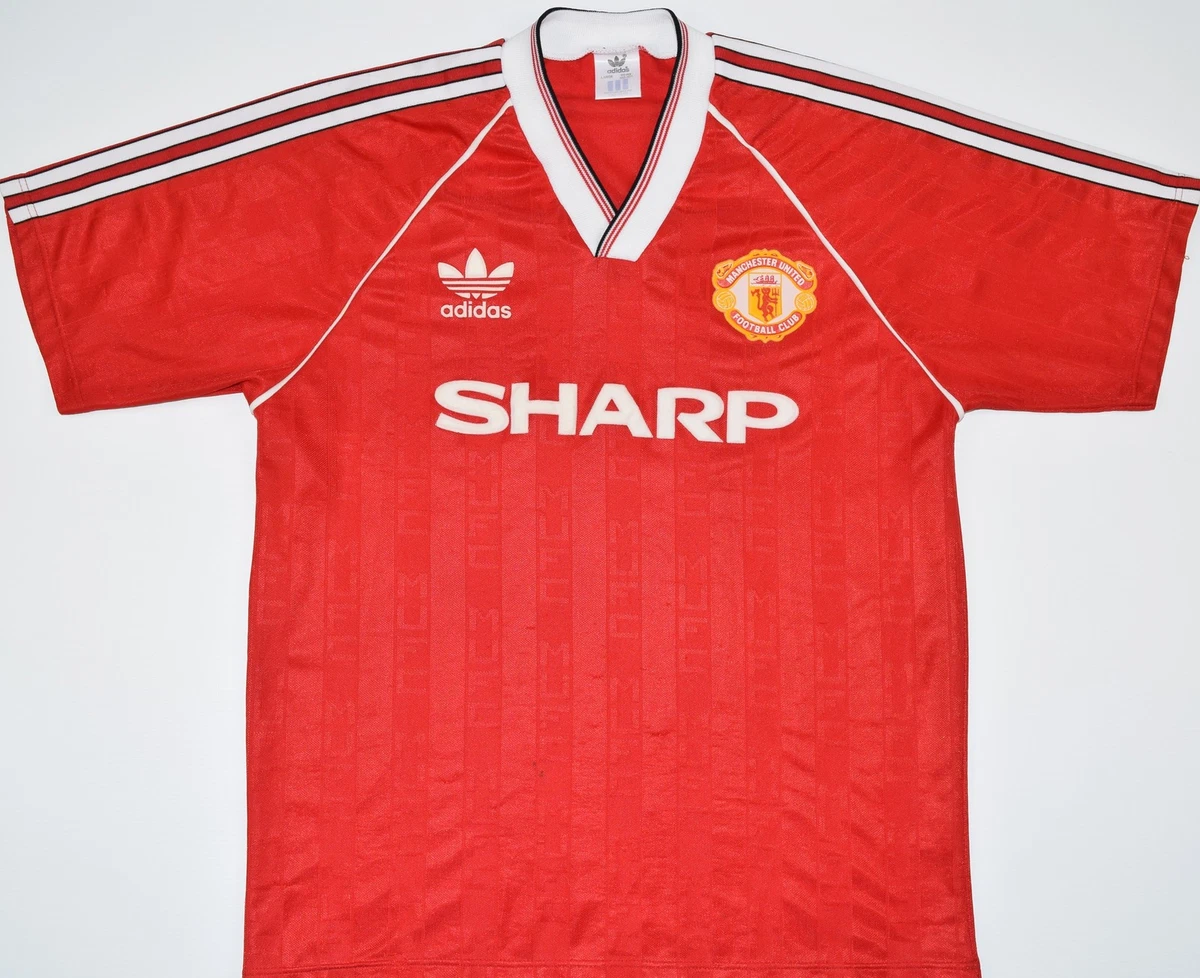 1988-90 Manchester United Home Shirt (Very Good) S