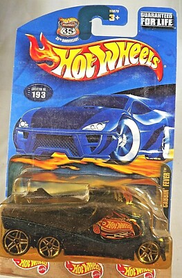 2002 Hot Wheels Mainline/Collector #193 CABBIN' FEVER Blue w/Pr5 Spoke Wheels