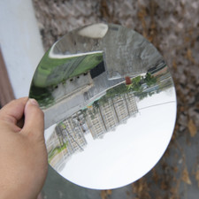 Acrylic Spherical Concave Mirror Focus UV Protection Sturdy Durable 10-30cm