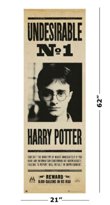 Harry Potter - Door Movie Poster / Print (Undesirable No. 1) | eBay