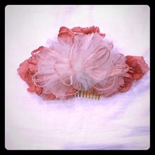 Large Pink Hair Comb