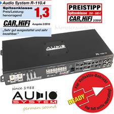 AUDIO SYSTEM R-110.4 4-Kanal Verstärker Auto Endstufe echte 4 x 110 Watt RMS
