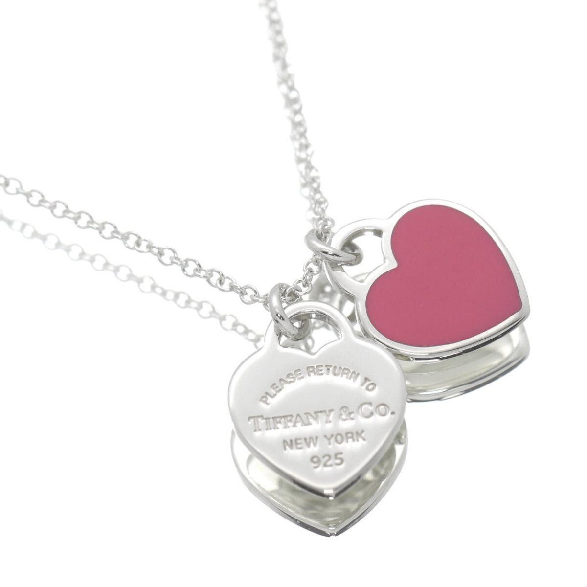 Tiffany & Co. Necklace Return to Tiffany Double Heart Tag