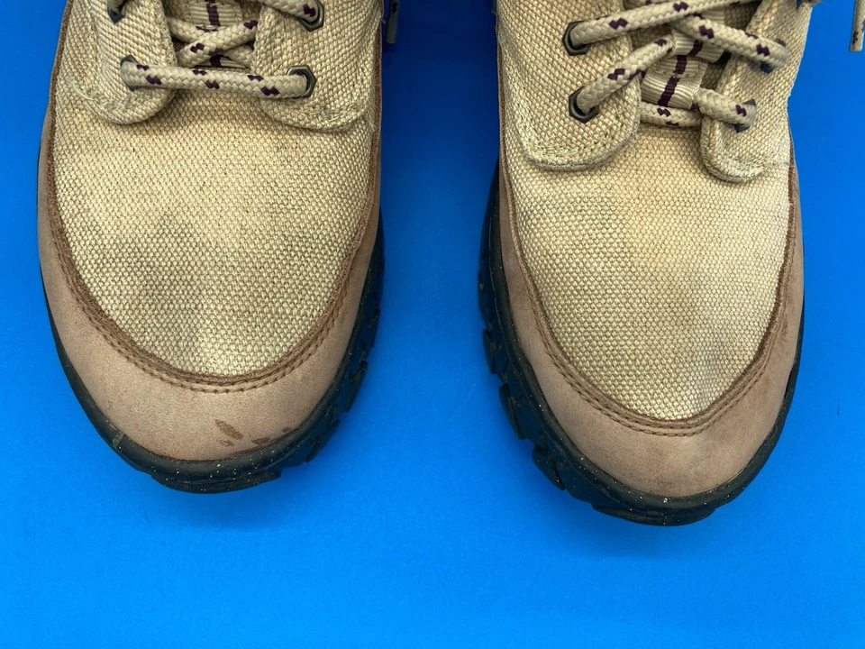 De Colección Nike Para Mujer US 9 Zion ACG Mid Botas de Senderismo Beige Con Cordones 185066 Foto 3 de 4