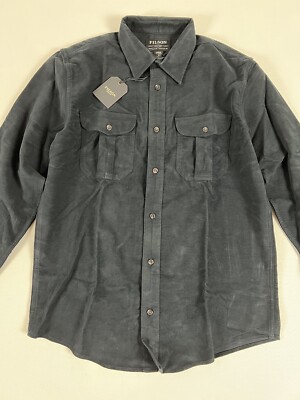 FILSON MOLESKIN SEATTLE SHIRT DARK NAVY M NWT | eBay