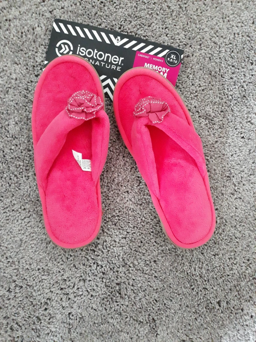 ISOTONER Signature Cabana Women s Memory Foam 9.5 10 eBay