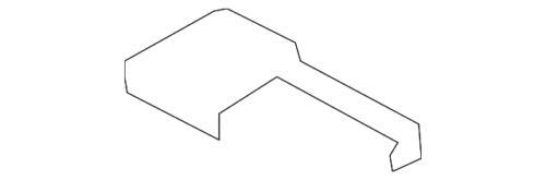 Cubierta de riel de asiento delantero y trasero para Ford Edge 2007-2015 (N/P 7T4Z-7861748-BA)