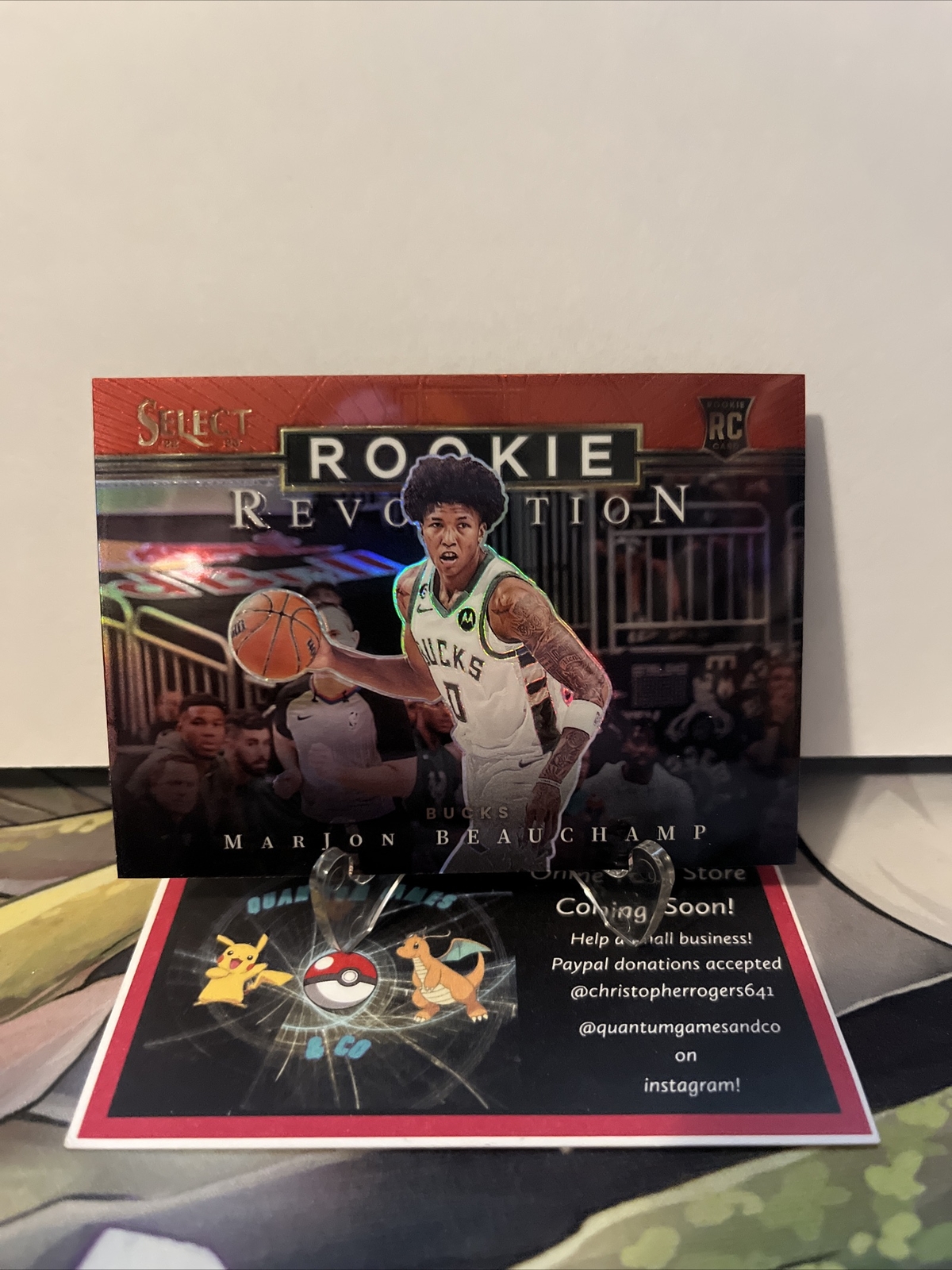 2022-23 Select Basketball MARJON BEAUCHAMP RC Rookie Revolution Red PRIZM!