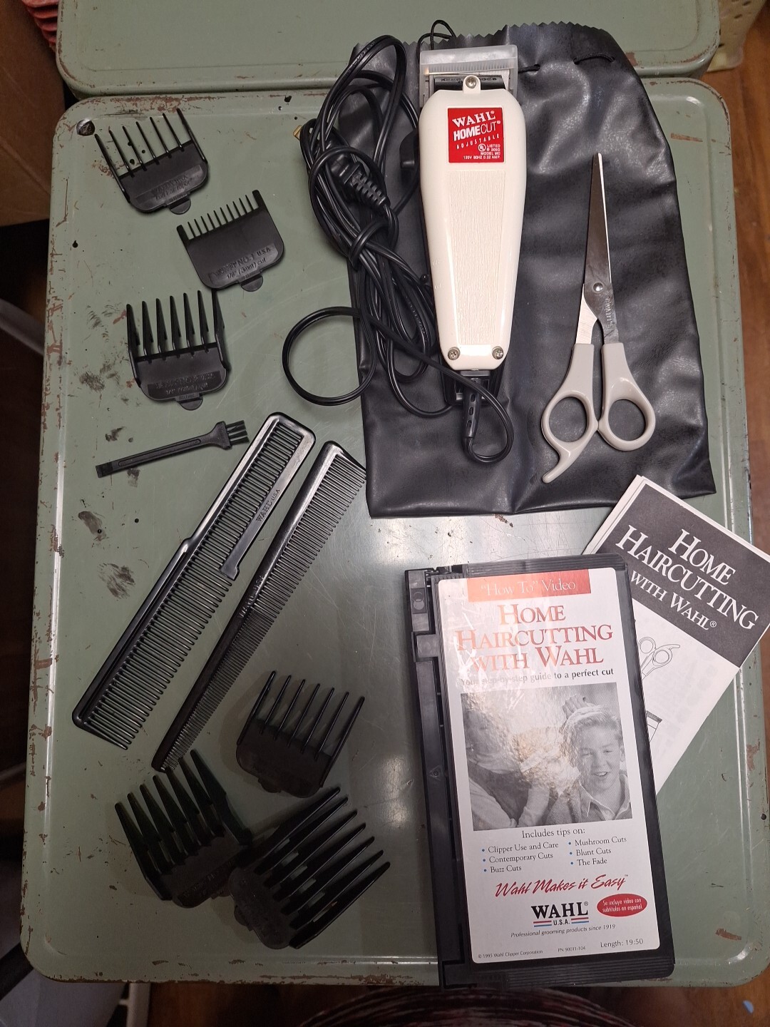 Vintage Wahl Home Cut Professional Barber Model MC Hair Clipper Pro 305G / 120 V