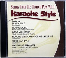 Songs From The Church Pew Volume 1 Karaoke Style NEW CD G Daywind 6 Songs
