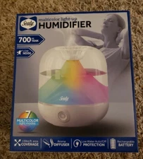 Sealy Humidifier  Multi-Color Light-Up Projector, Low Noise, Aroma Diffuser C2