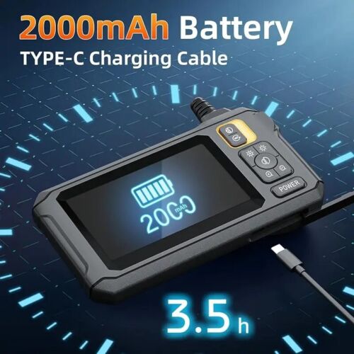 4.3" Screen Industrial Endoscope Inspection Camera Sewer Borescope 1080P IP67 AU - Bild 5 von 12