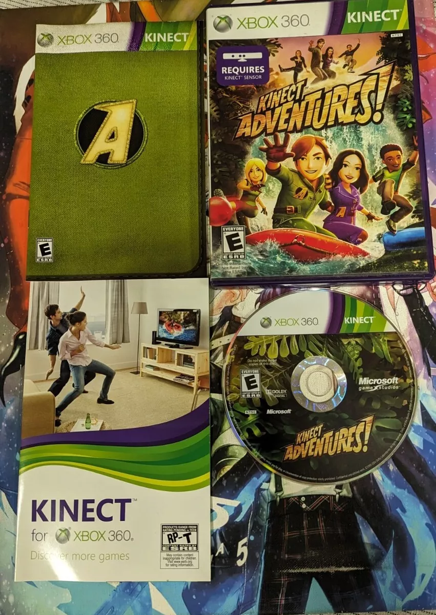 Kinect Adventures Xbox 360 Xbox One Compatible Video Game Complete W/  Manual