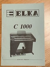 ELKA  Orgel C1000 Schaltbild  original Schematic Diagrams Service Manual NEU