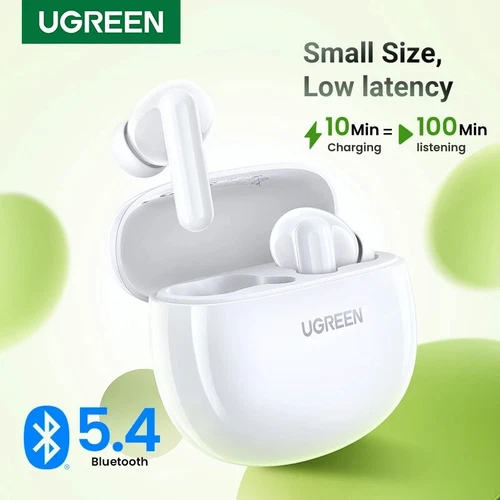 UGREEN HiTune P3 TWS Wireless Headphone Bluetooth 5.4 28H Double Mic Earbuds