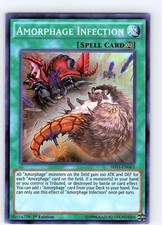 Yu-Gi-Oh TCG Amorphage Infection SHVI-EN063 1st Edition Super Rare Card NM