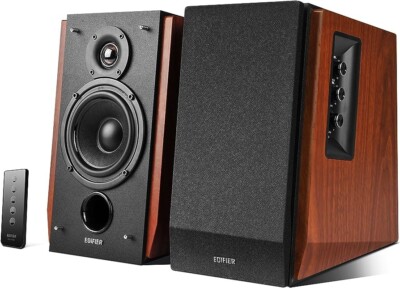 Edifier R1700BT Paar Aktive Bluetooth Lautsprecher 2x65W MDF Brown Legno