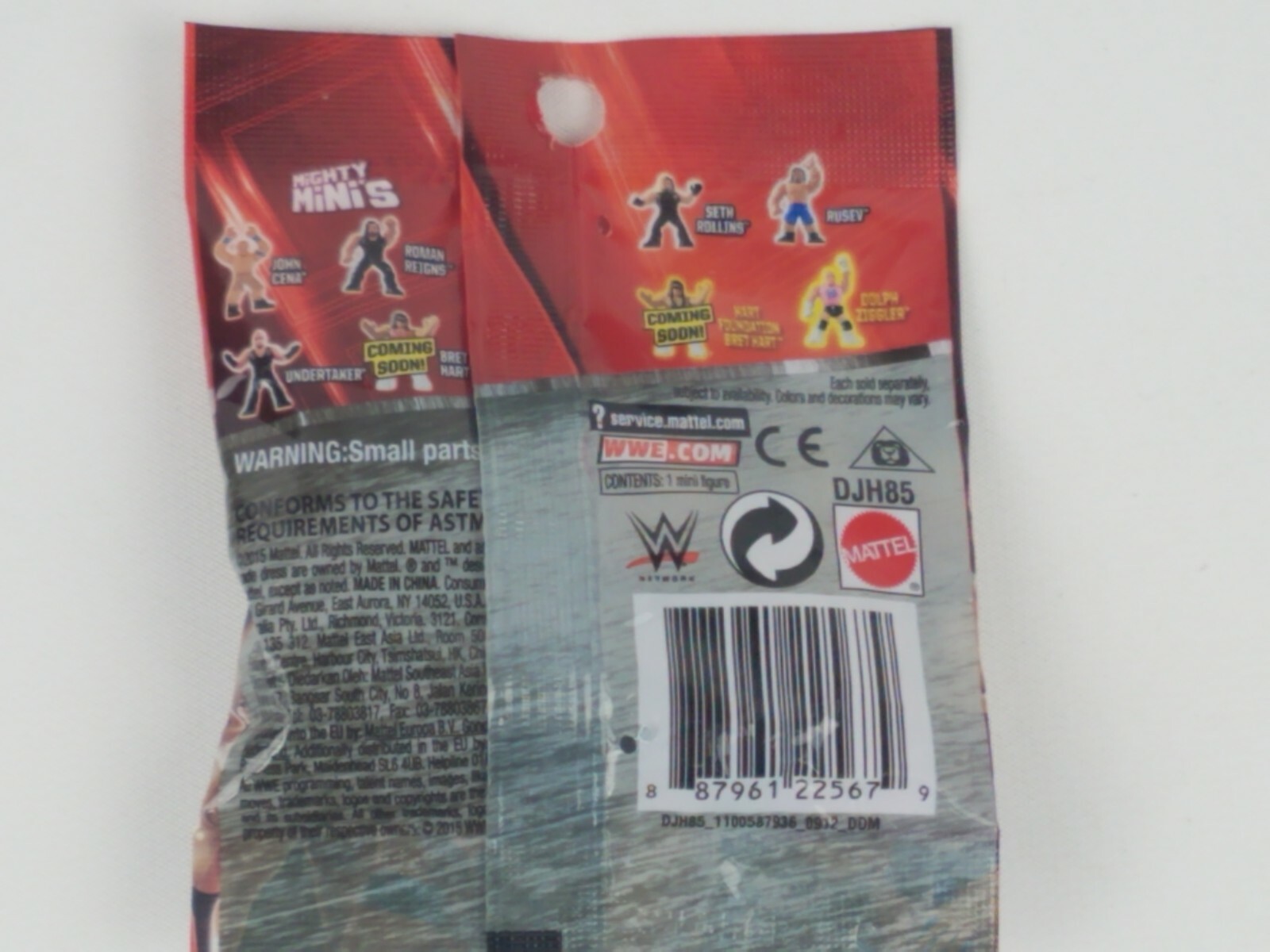 WWE Wrestling Mighty Mini's Series 1 Mystery Figure Packs BLIND BAGS lot of 3