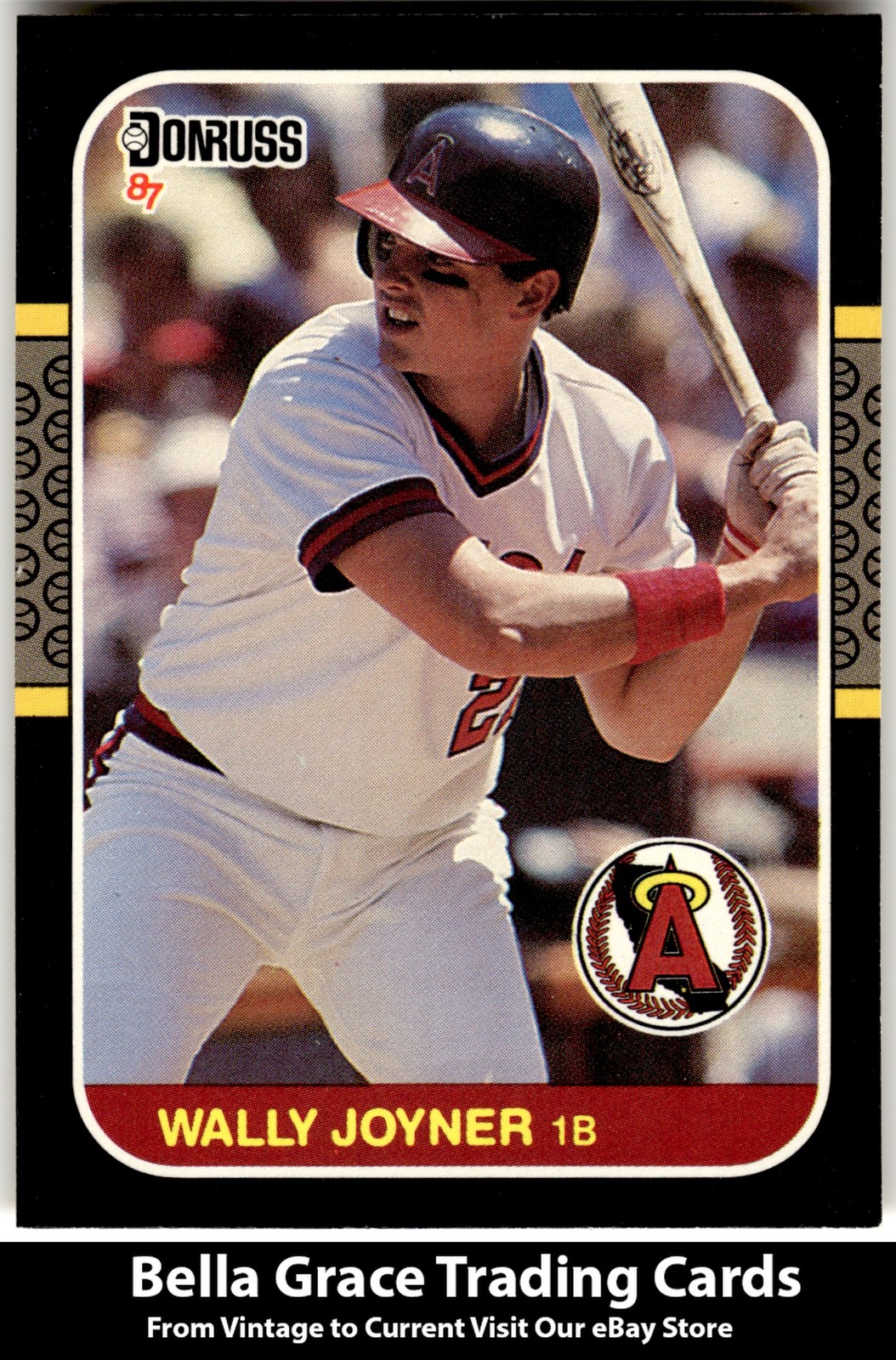 1987 Donruss Wally Joyner #135 California Angels Rookie MLB Baseball