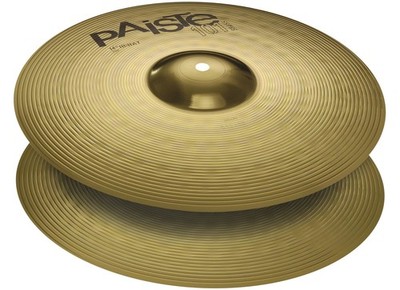 Paiste 14'' 101 Brass Hi-Hat Becken Schlagzeug Messing Einsteiger MS63 universal