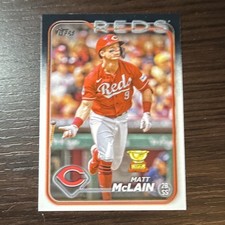Topps 2024 Series 1 Base Set Matt McLain Cincinnati Reds #327