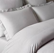  560 Restoration Hardware Italian Ultra-Soft Sateen Duvet King Mist